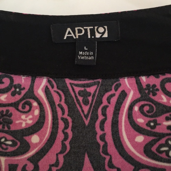 Cute Print Wrap Dress by Apt 9 - Size L - Picture 3 of 7